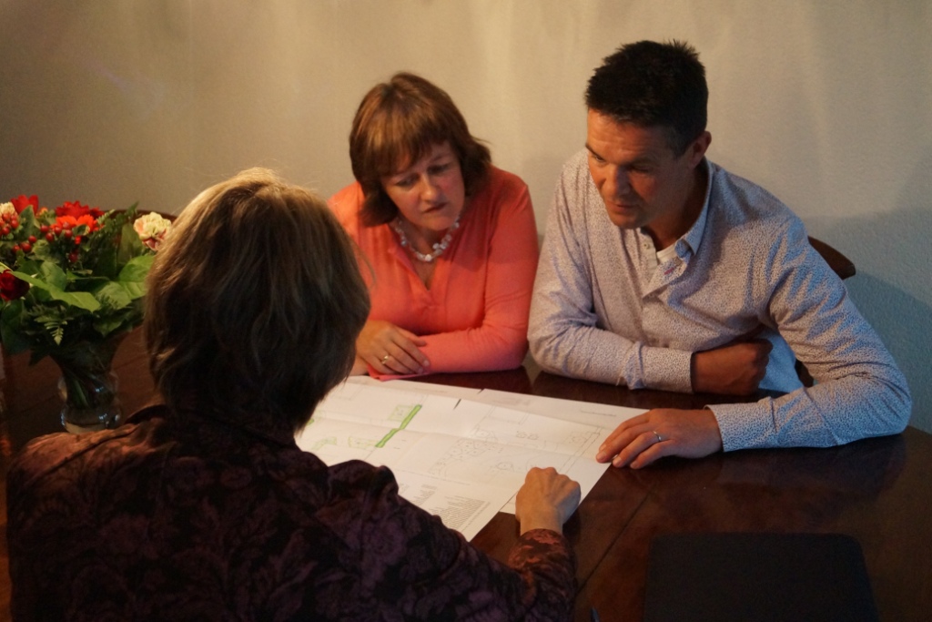 klantoverleg tuinontwerp